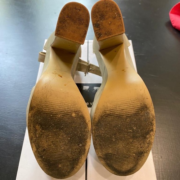 Steve Madden Whitman Platforms Bone Nubuck 6.5 - Picture 6 of 7